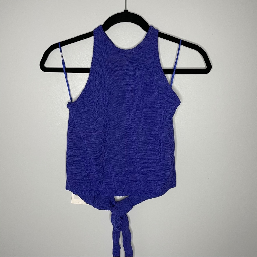 Zara knit halter top